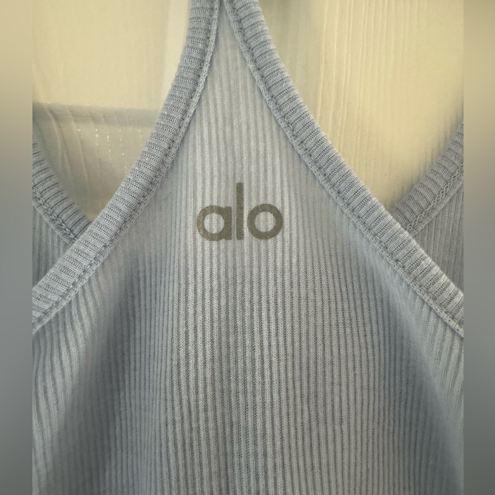 Alo Yoga - Ribbed Racerback Tank - Picture 3 of 3